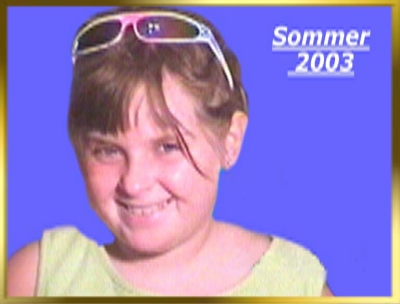 Sonja hat jetzt sehr langes Haar, war hier hochgesteckt :-)